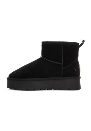 Botines con plataforma - black
