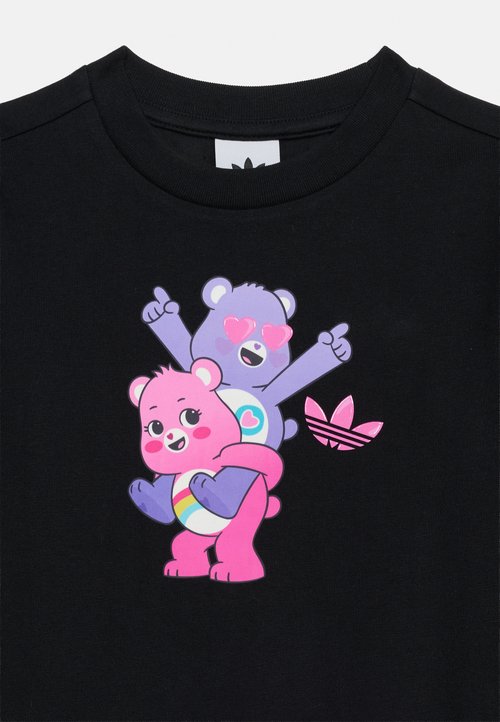 adidas CARE BEARS TEE DRESS KIDS - Jersey dress - black/mauve/orchid fusion/wonder orchid — foto 5