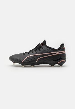 KING ULTIMATE FG/AG - Chaussures de foot à crampons - black/copper rose