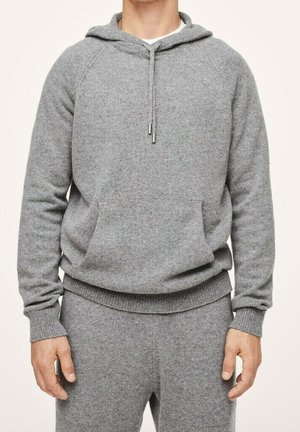 Hoodie - mottled grey