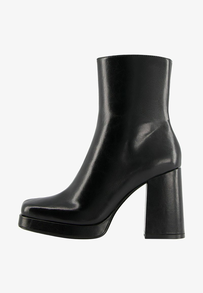 Bershka High heeled ankle boots - black - Zalando.ie