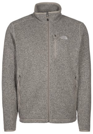 Tröja med dragkedja - beige