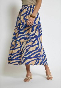 Desires LAUREN - Faltenrock - sandshell print