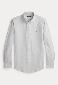 CUSTOM FIT STRIPED OXFORD SHIRT - Marškiniai - slate/white