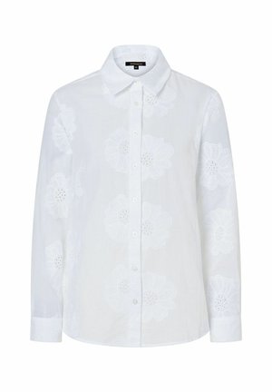 FLOWER EMBROIDERY - Overhemdblouse - weiã
