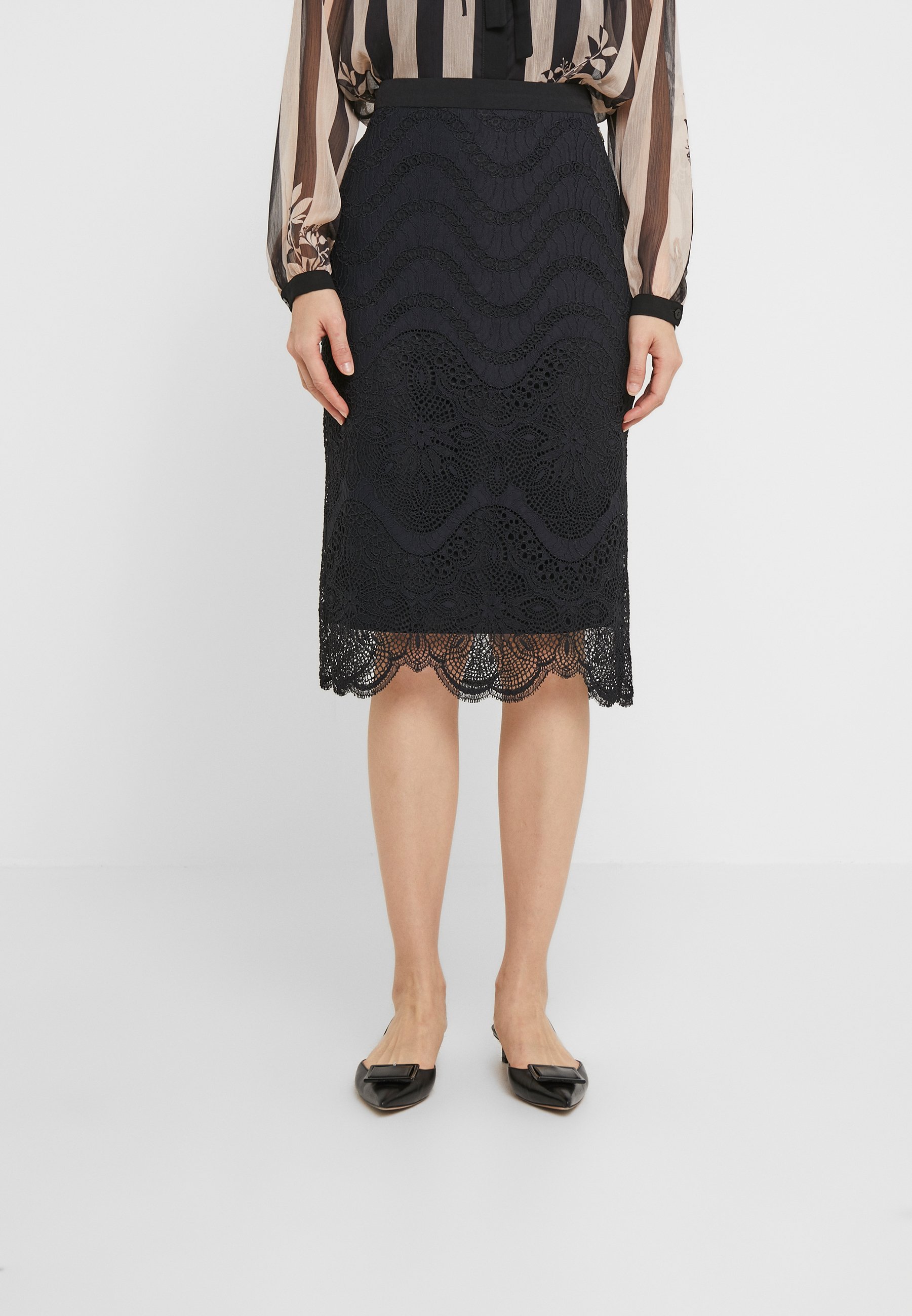TWINSET GONNA LONGUETTE Kokerrok nero Zalando.nl TWINSET GONNA LONGUETTE Kokerrok nero Zalando.nl