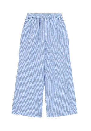 WEITE MIT STREIFEN - Trousers - l blauw