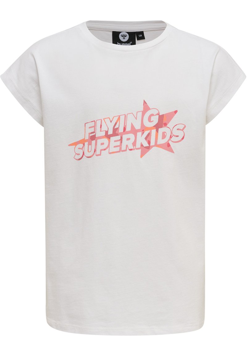 Hummel T-shirt print wit