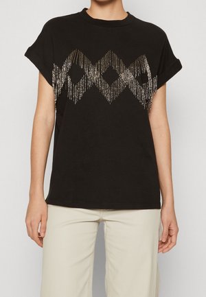 T-shirt imprimé - black