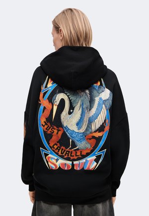 Just Cavalli, HERON  - Суитшърт с качулка - black