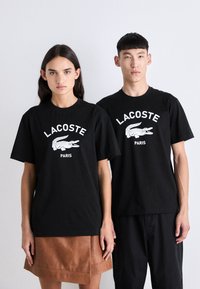 Lacoste UNISEX - Marškinėliai su spaudiniu - black