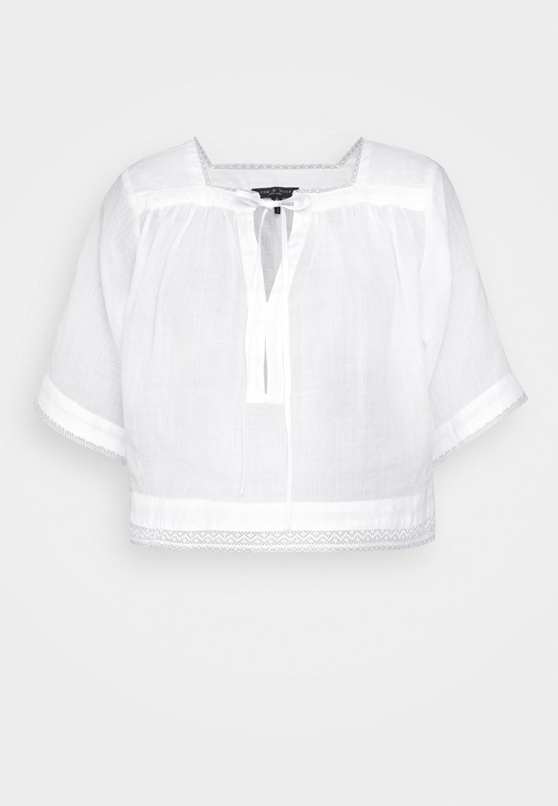 Damen Kleider | rag & bone CHARLOTTE T-Shirt print white/weiß - RY22165 Damen Kleider | rag & bone CHARLOTTE T-Shirt print white/weiß - RY22165