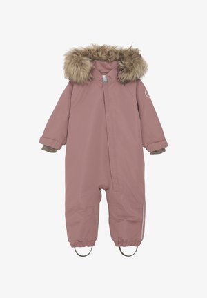 EN FANT EN FANT BABY SNOWSUIT W. FAKE FUR - Skioverall / Skidragter - burlwood