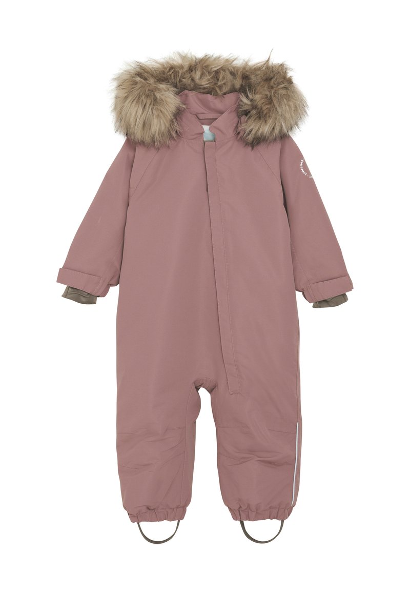 EN FANT EN FANT BABY SNOWSUIT W. FAKE FUR - Overall - burlwood