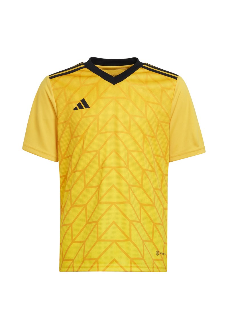 adidas Performance TEAM IC - T-Shirt print - gold