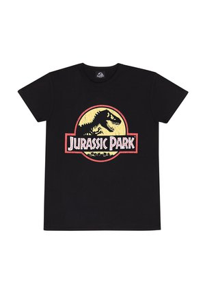JURASSIC PARK ORIGINAL LOGO DISTRESSED - Camiseta estampada - black