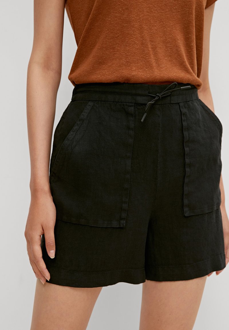 Damen Kleider | comma REGULAR Shorts black/schwarz - WT35889 Damen Kleider | comma REGULAR Shorts black/schwarz - WT35889
