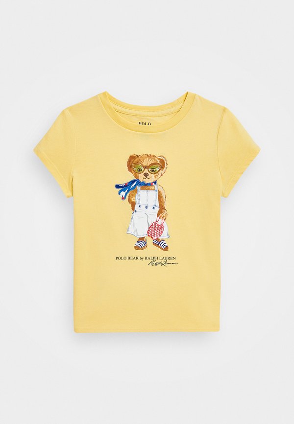 POLO BEAR COTTON JERSEY TEE - Print T-shirt - banana peel
