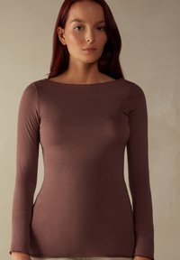 Intimissimi U-BOOT-AUSSCHNITT - Tílko - nutmeg brown