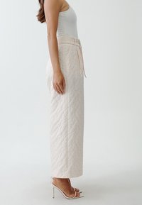 CHANCERY CARMINIA - Kalhoty - pale pink jacquard