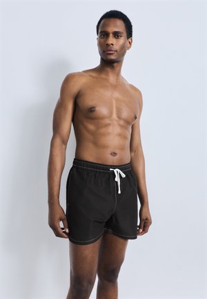 HERITAGE MEDIUM DRAWSTRING SOLID - Bañador corto - black