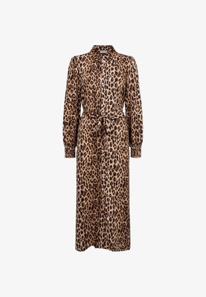 Nümph, NULORENA SHIRT DRESS - Vestido camisero - tigers eye
