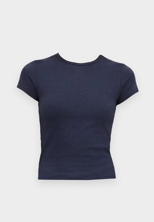 Hollister Co., CREW - T-Shirt basic - dark blue