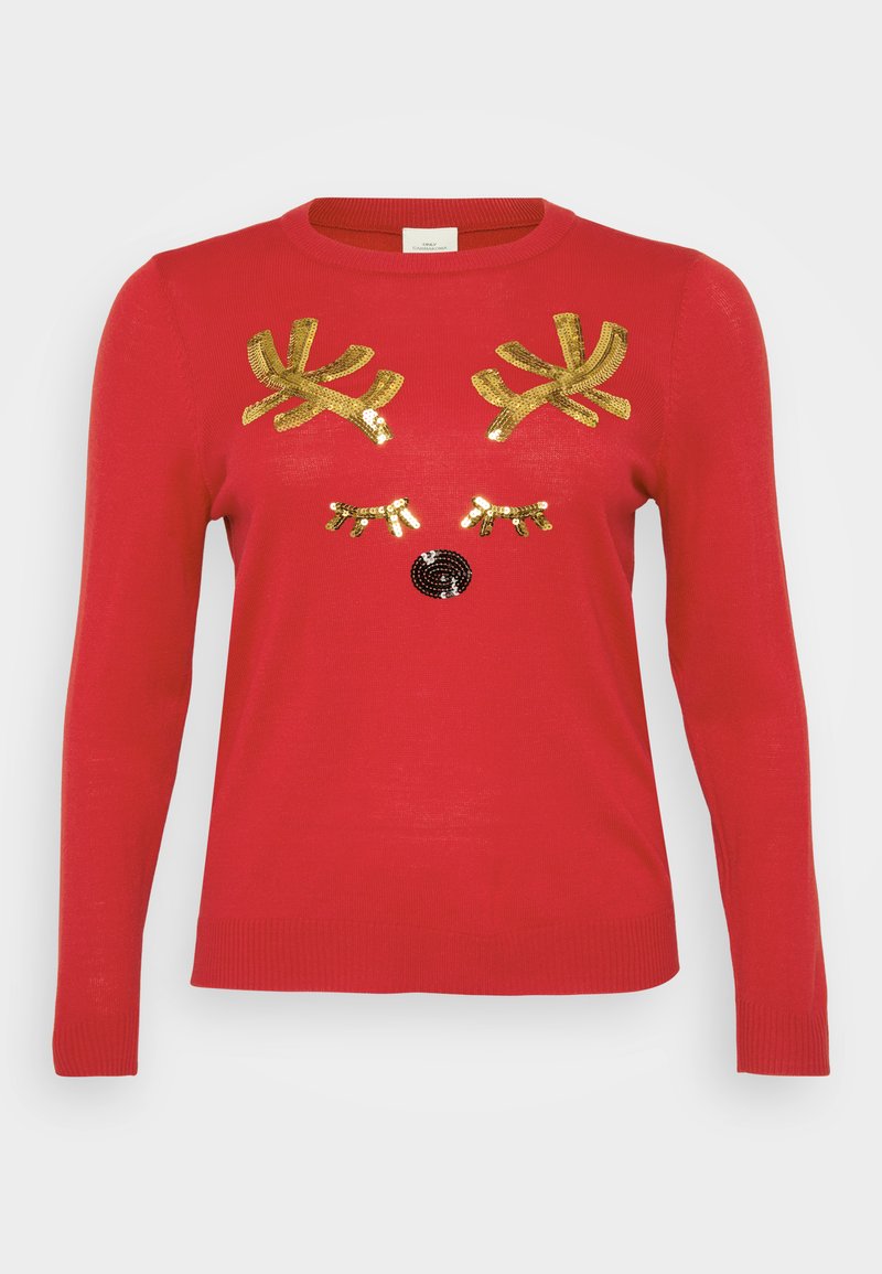 ONLY Carmakoma Trui rood ONLY Carmakoma Trui rood