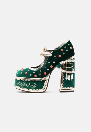 Koi Footwear BOLEYNS REVENGE - Zapatos altos - royal green