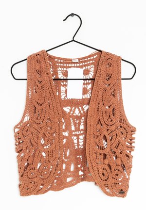 s.Oliver Chaqueta de punto - brown