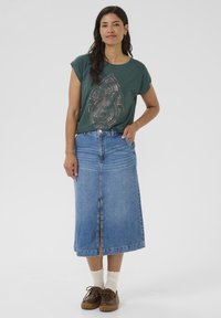 Bon'A Parte ZALLY - T-shirt imprimé - green gables