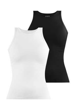 2 PACK - Top - schwarz weiß