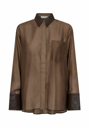 Co'couture, KAWACC - Πουκαμίσα με κουμπιά - dark brown