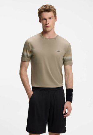 BOSS, - T-shirt z nadrukiem