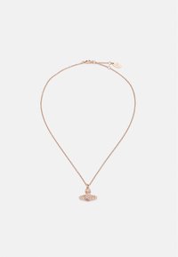 RELIEF PENDANT UNISEX - Necklace - pink gold-coloured/ light rose/crystal