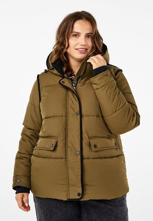 MIT KONTRASTDETAILS - Ziemas jaka - beech green