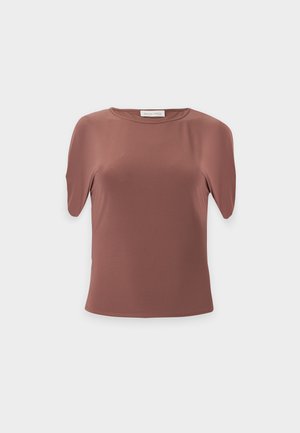 Anna Field, TEE WITH ANGLES SLEEVES - Βασικό μπλουζάκι - tiramisu