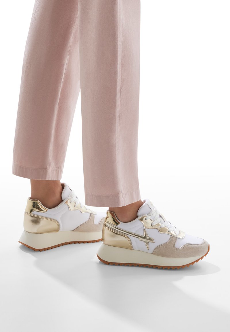 W6YZ Sneakers basse - weiß platin