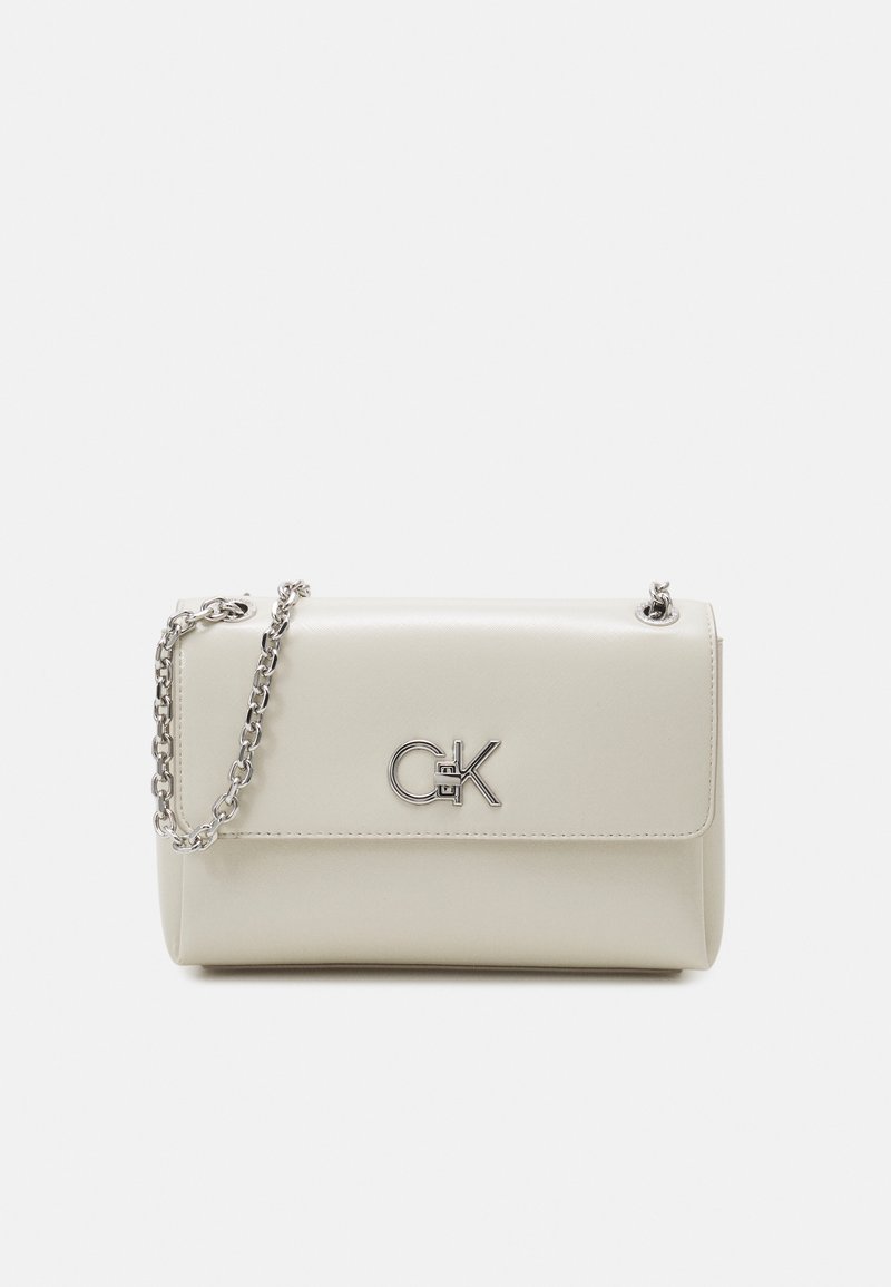 Calvin Klein RE LOCK Across body bag ecru/offwhite Zalando.co.uk