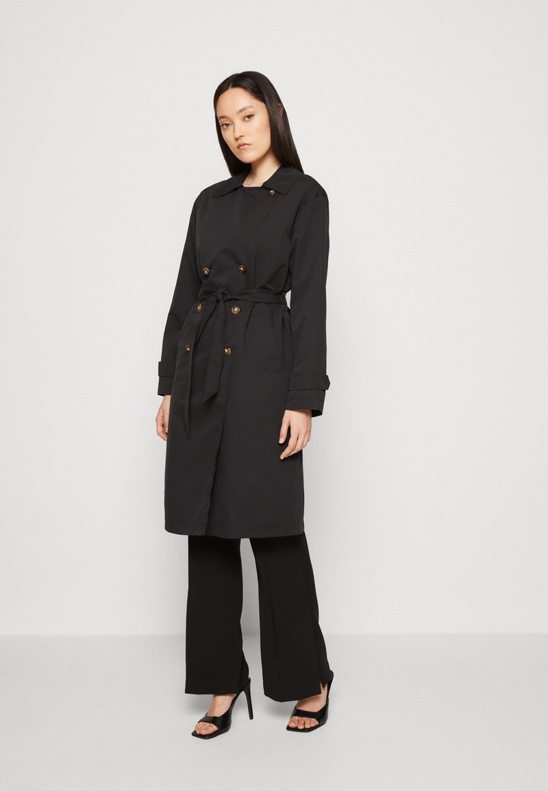 Vero Moda VMPERNILLEMIE LONG COAT Trenchcoat black Zalando.ie