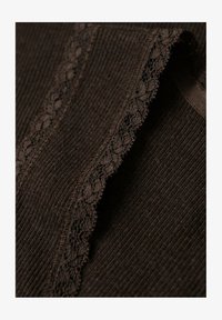 Geselecteerd, dark chocolate brown marl