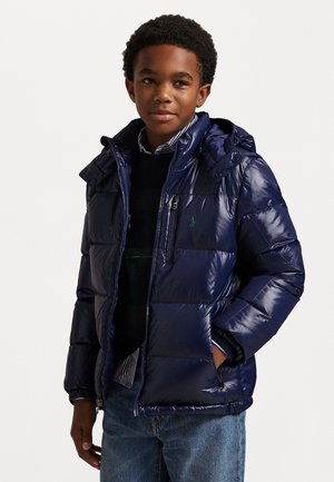 Polo Ralph Lauren GLOSSED DOWN HOODED JACKET - Down jacket - refined navy