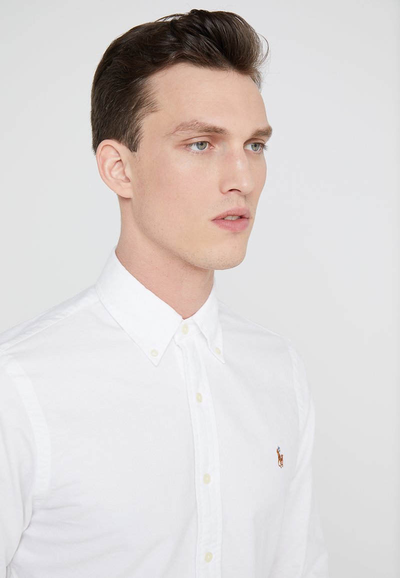 Polo Ralph Lauren SLIM FIT OXFORD SHIRT - Skjorter white/hvid - Zalando.dk