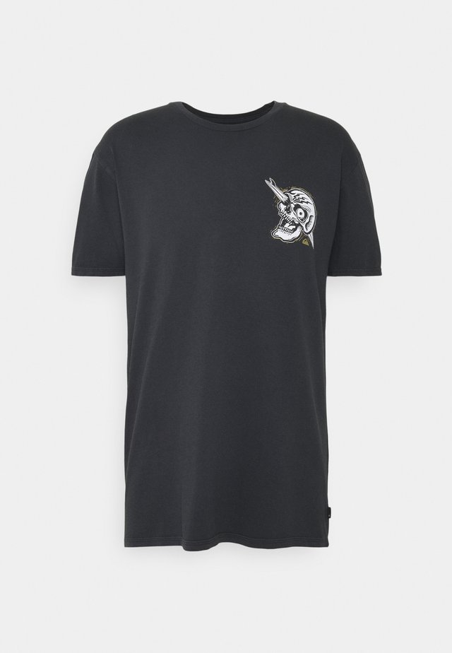 SUMMER SKULL - T-shirt z nadrukiem - black