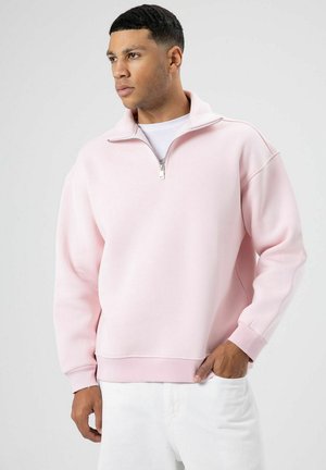 QUARTER-ZIP - Sweatshirt - pink