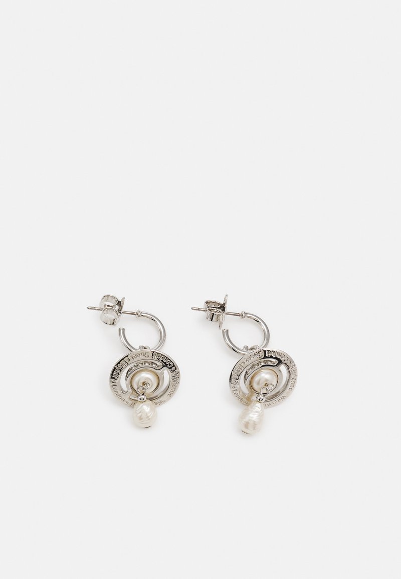 Vivienne Westwood ALEKSA EARRINGS - Σκουλαρίκια - platinum/creamrose pearl/crystal crystal