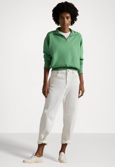 Polo Ralph Lauren FLEECE QUARTER ZIP - Športni pulover - haven green