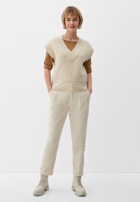 s.Oliver LANGARM - Langarmshirt - brown