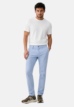 Barbati, PANTALONE SLIM - Chino - celestone