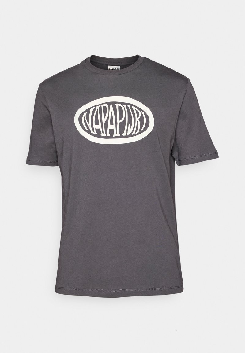 Napapijri T-shirt print donkergrijs